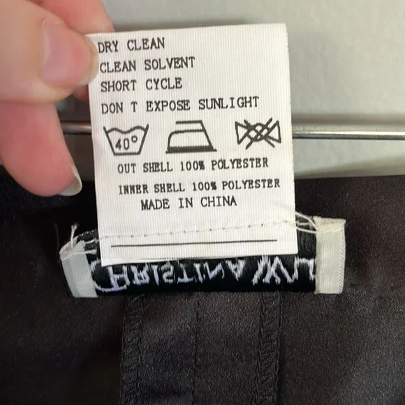 Christina Wu Black Overskirt - Picture 8 of 8